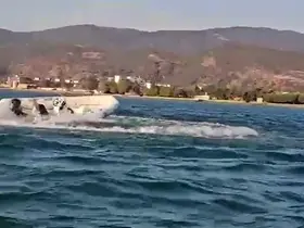 İznik Gölü’nde tekneden düşen 3 kişiden biri yaralandı
