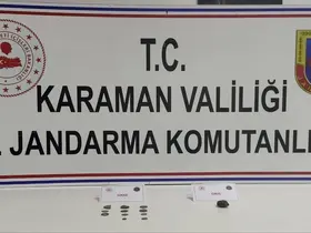 Jandarmanın uygulamasında tarihi eser ve esrar ele geçirildi: 2 tutuklama
