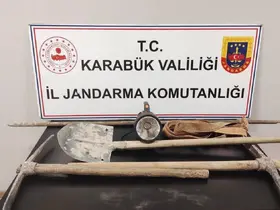 Kaçak kazı yapan 5 kişi yakalandı