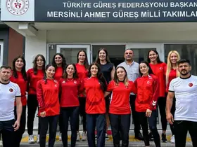 Kadın Güreş Milli Takımı, Dünya Şampiyonası’na uğurlandı
