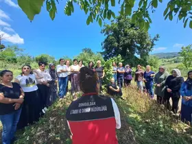 Kadın üreticilere 7 bin salep fidesi desteği
