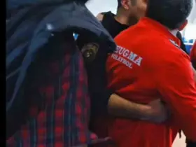 Kadın voleybol maçında kavga kamerada
