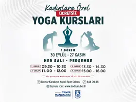 Kadınlara özel ücretsiz yoga kursları başlıyor
