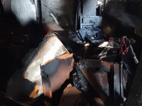 Kahramanmaraş'ta ev yangını