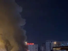 Kahramanmaraş’ta iş yeri yangını
