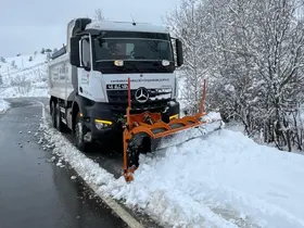 Kahramanmaraş’ta karla mücadele
