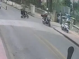 Kaldırımdan kaçtı, 500 bin liradan oldu
