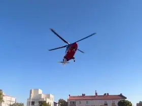 Kalp krizi geçiren hasta, hava ambulansıyla Konya'ya sevk edildi
