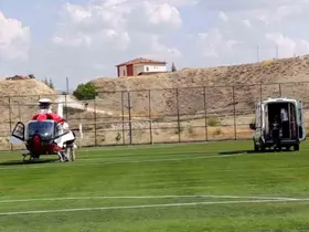 Kalp krizi geçiren hasta hava ambulansıyla Malatya’ya sevk edildi
