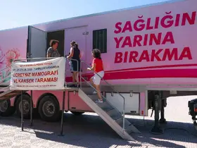 Kanser tarama aracı "Pembe Prenses" Aliağa’da
