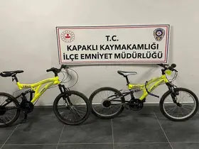 Kapaklı’da bisiklet çalan 2 çocuk yakalandı
