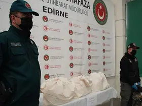 Kapıkule’de kamyonetten 36 kilo kokain çıktı
