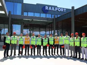 Karabük TSO heyeti, Karabük Lojistik Merkezi için Railport’u inceledi
