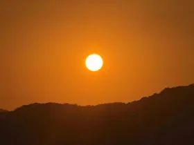 Karabük Yenice’de günbatımı sonrası hayran bırakan görüntü
