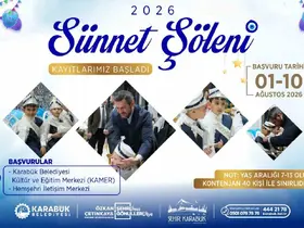 Karabük’te 3. Geleneksel Sünnet Şöleni için kayıtlar alınıyor
