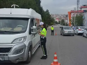Karabük’te okul çevrelerinde güvenlik denetimi
