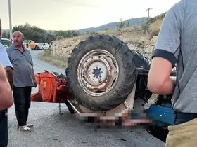 Karaburun’da traktör kazası: 1 ölü
