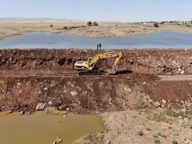 Karacadağ’da gölet onarıldı, 7 bin hayvan ve tarım arazileri suya kavuştu
