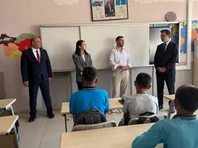 Karakoyunlu Kaymakamı İlhan Kayaş’tan Bulakbaşı Okulu’na ziyaret
