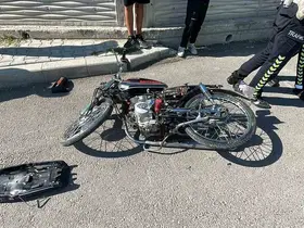 Karaman’da 1’i ağır 2 kişinin yaralandığı kaza kamerada
