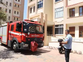 Karaman’da dairede çıkan yangın korkuttu
