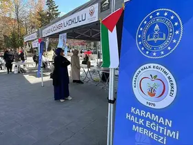 Karaman’da Gazze için hayır panayırı düzenlendi
