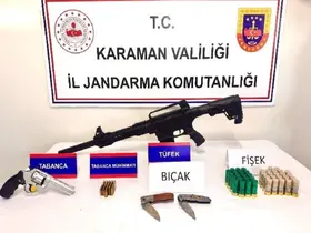 Karaman’da jandarmanın yakaladığı 2 kişi tutuklandı
