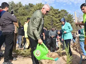 Karaman’da ‘Milli Ağaçlandırma Günü’nde 5 bin fidan toprakla buluşturuldu

