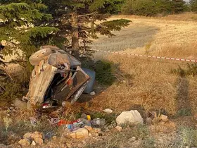 Karaman’da otomobil şarampole takla attı: 1 yaralı
