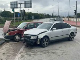Karaman’da otomobiller çarpıştı: 1 yaralı