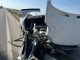 Karapınar'da tır ile otomobil çarpıştı: 2 yaralı