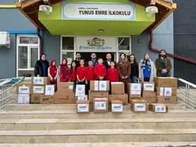 Karapınar'da üç okuldan Ramazan'da anlamlı dayanışma
