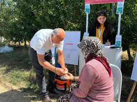 Karapınar’da Halk Sağlığı Haftası Etkinlikleri sahada ve hastanede sürdürüldü