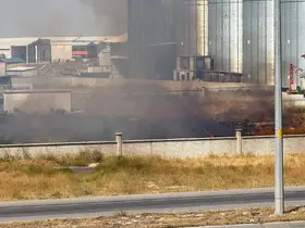 Karapınar’da ot yangını paniği
