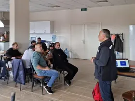 Karayolları 106. Şube Şefliği personellerine sivil savunma eğitimi verildi
