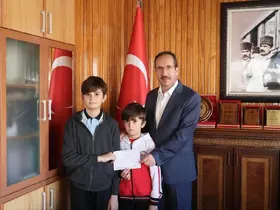 Kardeşlerden anlamlı ve duygu yüklü bağış