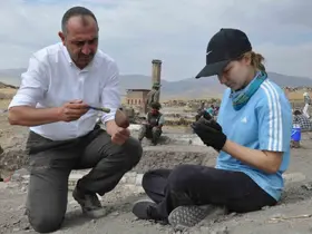 Kars Ani Ören Yeri’nde 7 bölgede kazı çalışması yapılıyor
