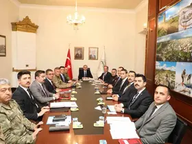 Kars’ta asayiş ve güvenlik toplantısı yapıldı.
