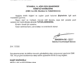 Kaşif Kozinoğlu’nu tutuklamaya sevk eden savcı Zekeriya Öz çıktı
