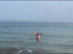 Kasım ayında deniz keyfi

