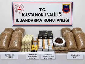 Kastamonu’da 5 bin 480 adet doldurulmuş makaron ele geçirildi
