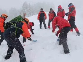 Kastamonu’da Ilgaz Dağı’nda "Çığda Arama Kurtarma" tatbikatı gerçekleştirildi
