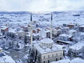 Kastamonu’da kar ilçeleri beyaza bürüdü
