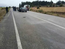 Kastamonu’da otomobiller kafa kafaya çarpıştı: 5 yaralı
