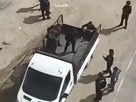 "Kasten öldürmeden" aranan şahıs dron takibiyle kamyonette yakalandı
