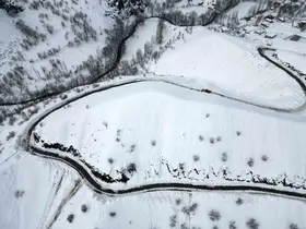 Kato Dağı beyaz gelinliğini giydi, ortaya seyrine doyumsuz manzaralar çıktı
