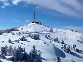 Kavaklıdere beyaza büründü
