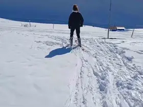 Kayak merkezi olmayan Giresun’da kayak sezonu Eğribel’de açıldı
