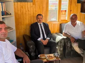 Kaymakam Ahat’tan esnaf ve köy ziyareti
