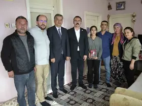 Kaymakam Ateş, öğrencilerin misafiri oldu

